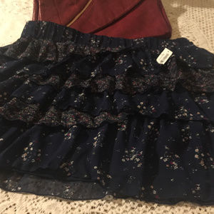 ruffle short skirt old navy